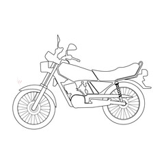 Fototapeta premium motorcycle Icon vector