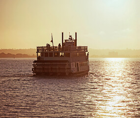 Ferry boat in San Diego bay