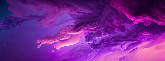 Purple pastel abstract panoramic wallpaper