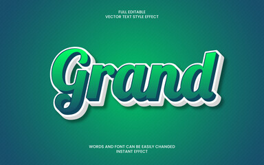 Grand Text Effect