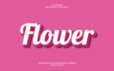 Flower Text Effect