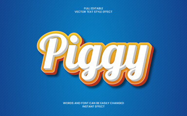 Piggy Text Effect
