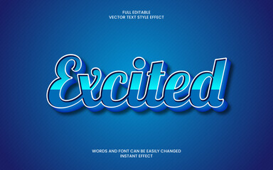 Excited Text Effect