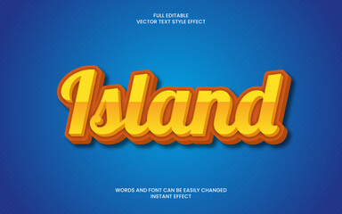 Island Text Effect