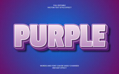 Purple Text Effect
