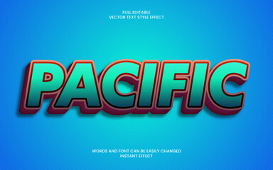 Pacific Text Effect