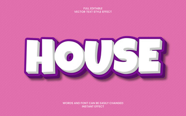 House Text Effect
