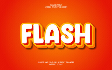 Flash Text Effect