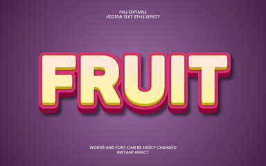 Fruit Text Effect
