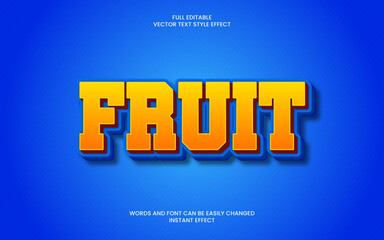 Fruit Text Effect