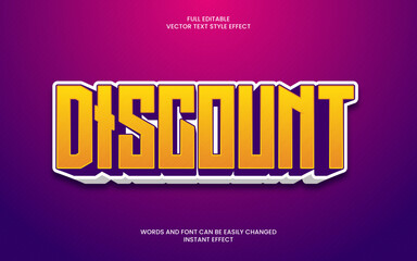 discount text effect