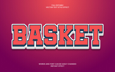 Basket Text Effect