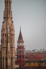 Fototapeta na wymiar view in Duomo Milan