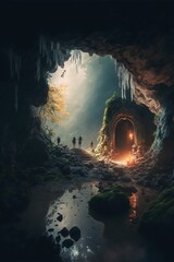 Cave in the nature