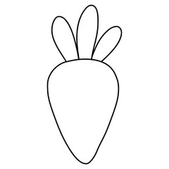 Cute Easter Carrot, Easter Elements