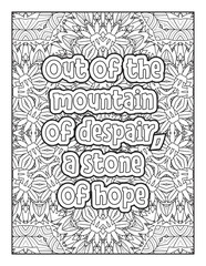 Motivational Quotes, Inspirational Quotes, Positive Quotes Coloring, Quotes Coloring Page, Motivational Quotes Coloring Page