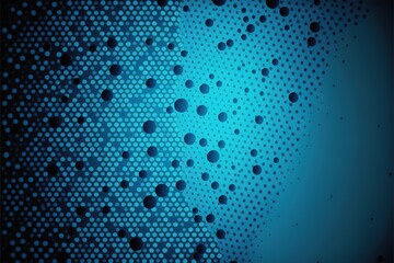 business concept abstract blue background Abstract Blue Halftone Background. Generative AI