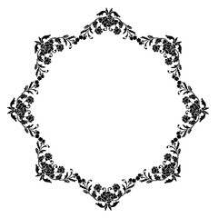 frames in vintage style with elements of ornament, art, pattern, background, texture