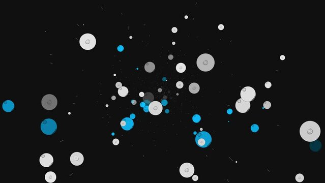Abstract circular geometric background. Circular geometric centered motion pattern. Starburst dynamic lines or rays - 4K Resolution Video Background seamless loop