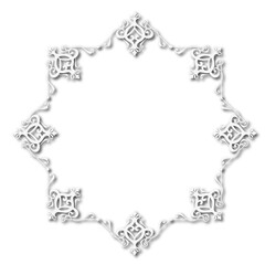 frames in vintage style with elements of ornament, art, pattern, background, texture