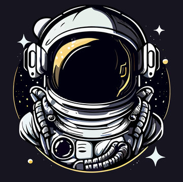 Astronaut flat design, vector art, Astronaut icon