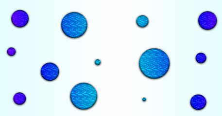  BLUE design with circle shapes. decorative design in abstract style 