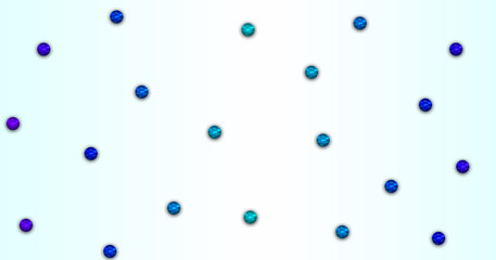  BLUE design with circle shapes. decorative design in abstract style 