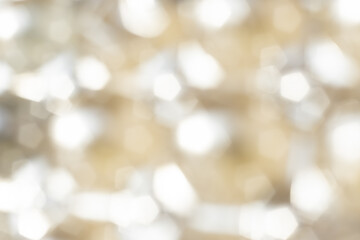 Obraz premium blurred image pearl white bokeh background.Abstract bokeh 