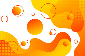 modern abstract background with orange to yellow gradient color fluid shapes ,minimal poster. ideal for banner, web, header, cover, billboard, brochure, social media, landing page