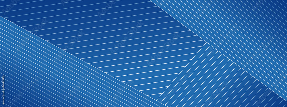 Poster abstract blue background with diagonal lines. modern color abstract vector texture.