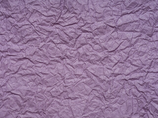 Plum, violette crumpled paper texture. Blank page pattern for winter season Christmas festival card, new year designs decoration, background concepts, text, lettering, wall screen saver, 3d art work.