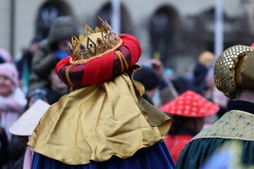 Parada trzech króli we Wrocławiu kacper, melchior i baltazar.