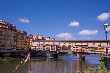 Obraz premium Ponte Vecchio over Arno river in Florence, Italy