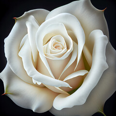 White rose. Generative Ai