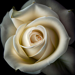 White rose. Generative Ai