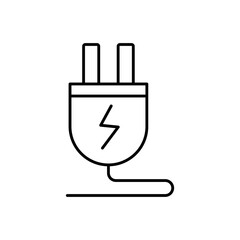 plug icon. outline icon