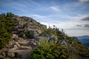 Fototapeta na wymiar Franconia Ridge North Lincoln - White Mountains - New Hampshire