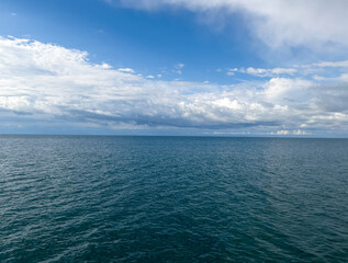 Blue and green colors at Issykkul in Kyrgyzstan.