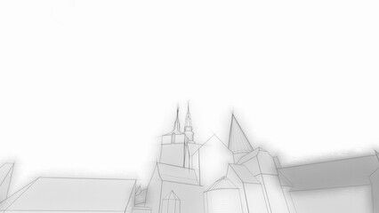 white church steeple