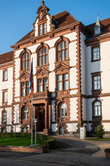 Fototapeta na wymiar Das Gebäude des Justizministeriums am Kleinen Kiel in der Kieler Innenstadt