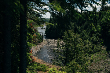 Kakabeka Falls in Thunder Bay, Northern Ontario, Canada