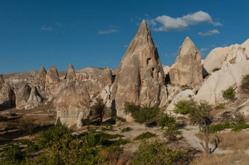 Fototapeta premium Cappadocia in heart of Anatolia Volcanic rock formations in Cappadocia, Anatolia, Turkey