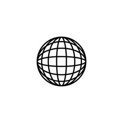 WWW world wide web set site symbol icon isolated on white background