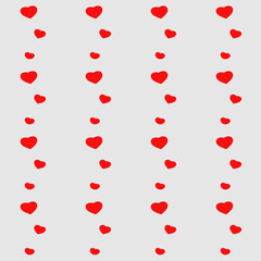 Valentine, Red heart pattern badkground for expressing beautiful love.