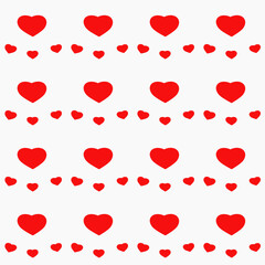 Valentine, Red heart pattern badkground for expressing beautiful love.