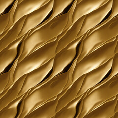 golden gold background sameless pattern, fused metal