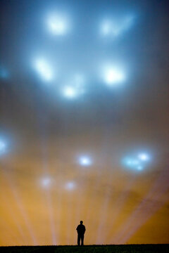 Tribute in lights to 184 killed at the Pentagon