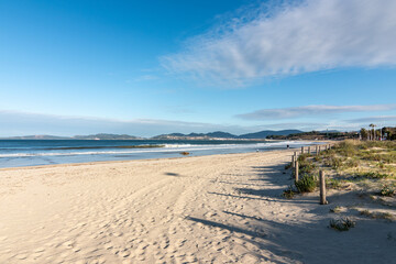 Playa de Samil, en Vigo (Galicia, España)