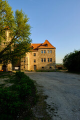 Schloss Goseck, zwischen Naumburg und Weißenfels gelegen, Naturpark Saale-Unstrut-Triasland,...