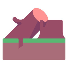 deforestation illustration